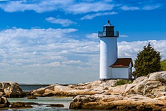 Annisquam Harbor Lighthouse in Massachusetts